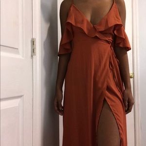 Orange dress